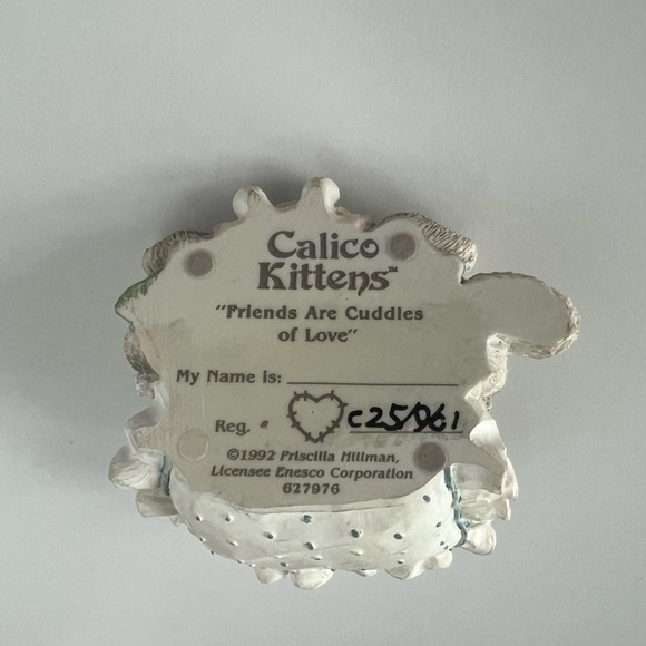 Vintage Calico Kittens Bundle of 3 Enesco Figurines - Picture 9 of 13